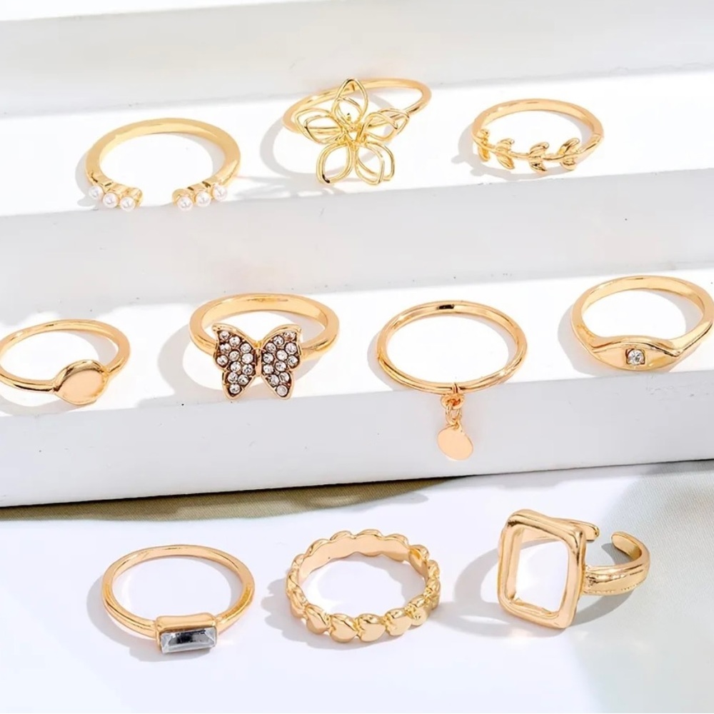 Boho Rings Set - Picture 4 of 6